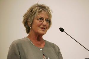 SYDNEY, AUSTRALIA - MARCH 13: Germaine Greer on stage during a media call at the NSW Teachers Federation Conference Centre on March 13, 2008 in Sydney, Australia. (Photo by Gaye Gerard/Getty Images)